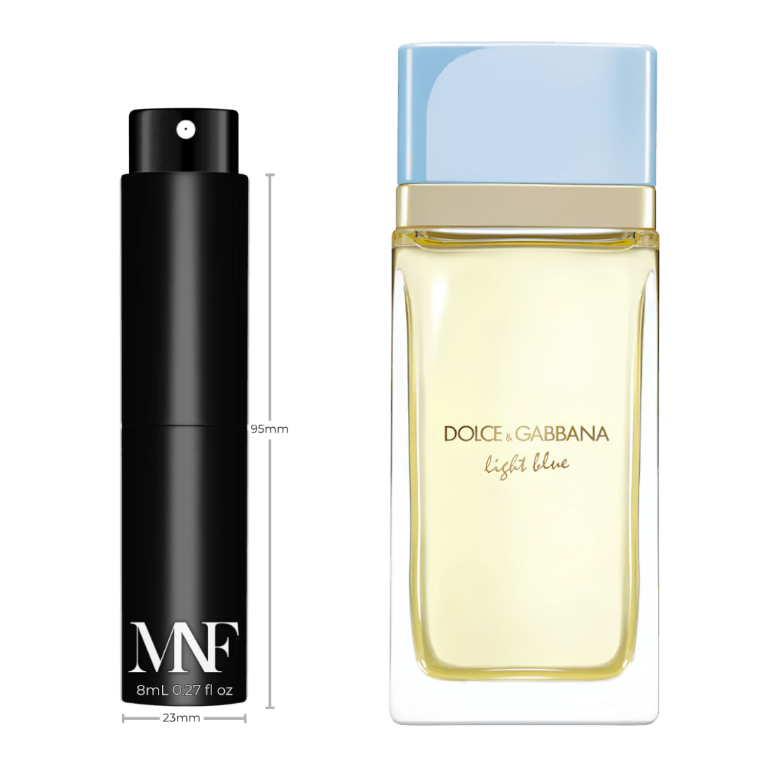 Dolce&Gabbana | Light Blue Pour Femme | Eau de Parfum | 8mL Travel Spray - Authentic Designer Fragrance | My Next Fragrance