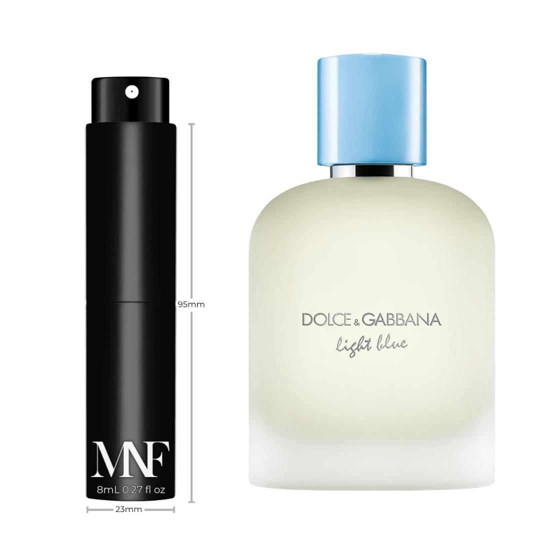 Dolce&Gabbana | Light Blue Pour Homme (2025) | Eau de Toilette | 8mL Travel Spray - Authentic Designer Fragrance | My Next Fragrance