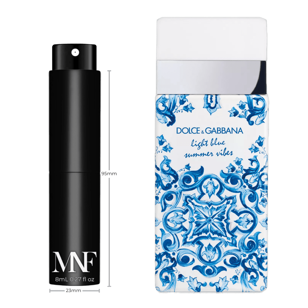 Dolce&Gabbana | Light Blue Summer Vibes | Eau de Toilette | 8mL Travel Spray - Authentic Designer Fragrance | My Next Fragrance