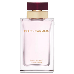 Retail Pour Femme bottle shown as a retail-price reference.