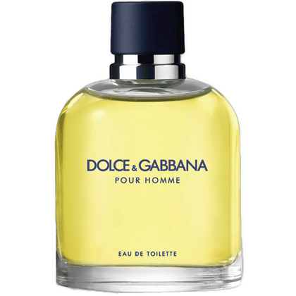 Dolce&Gabbana Pour Homme Eau de Toilette full-size reference bottle; the listing is for an 8mL decanted travel spray.