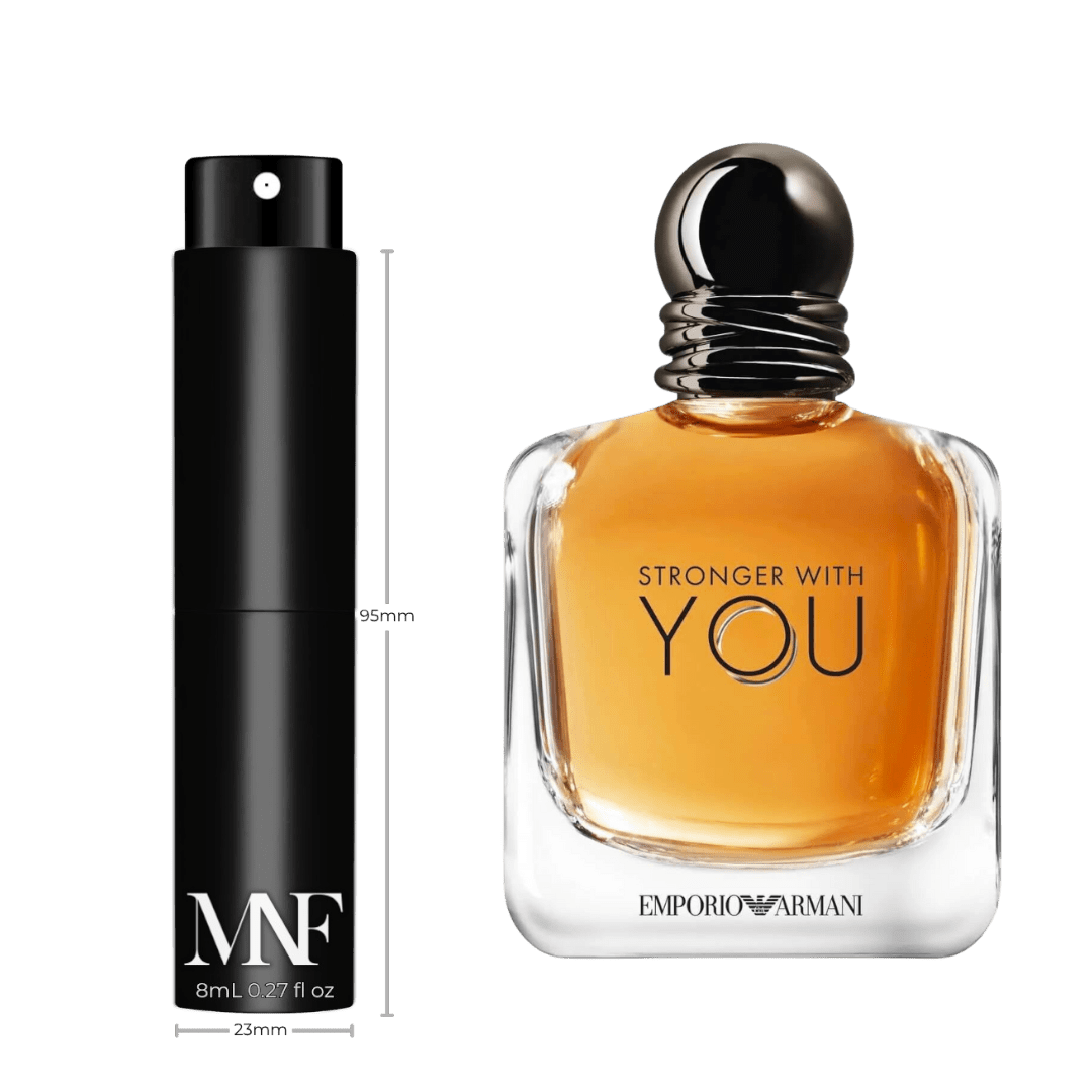 Emporio Armani | Stronger With You | Eau de Toilette | 8mL Travel Spray - Authentic Designer Fragrance | My Next Fragrance