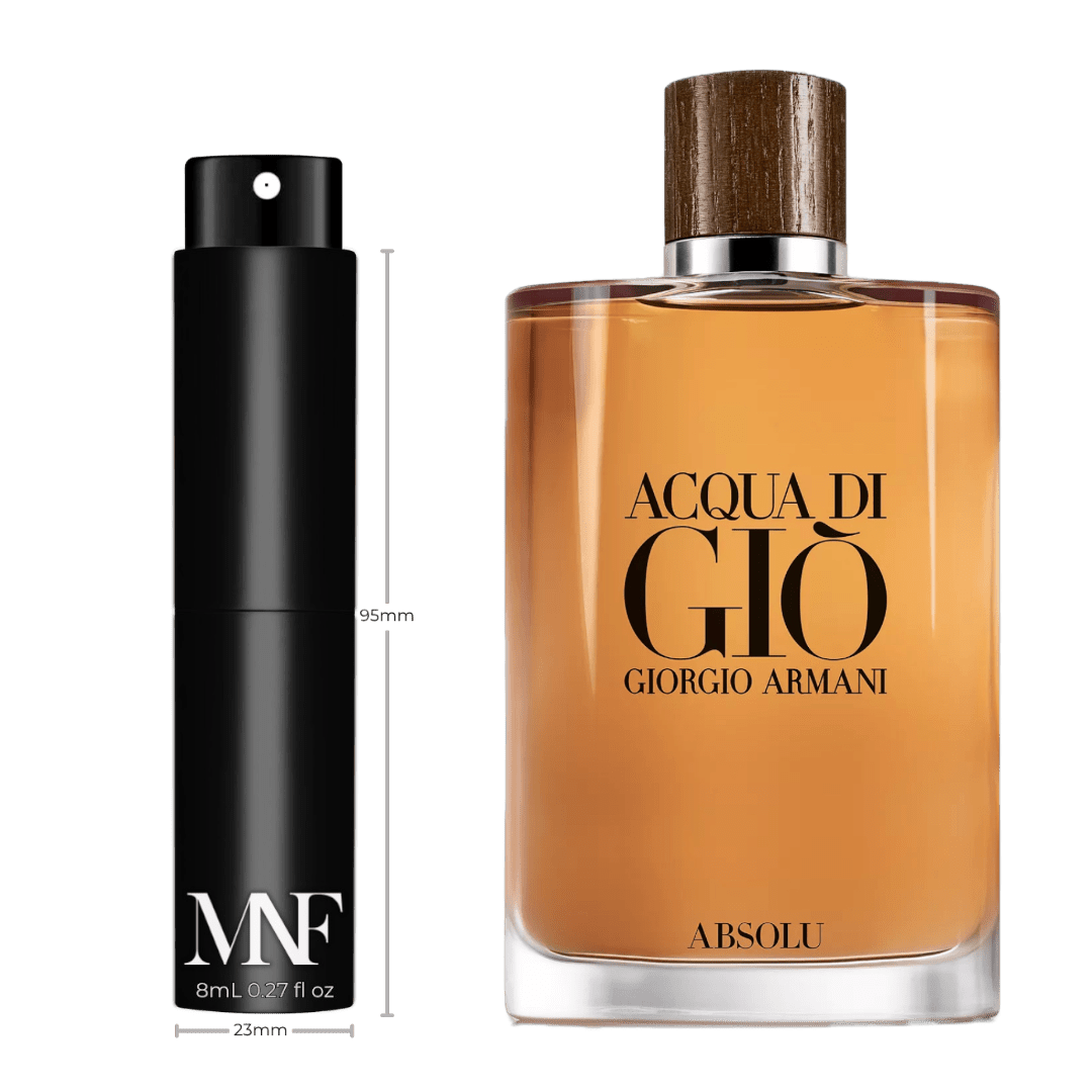 Giorgio Armani | Acqua di Giò Absolu | Eau de Parfum | 8mL Travel Spray - Authentic Designer Fragrance | My Next Fragrance