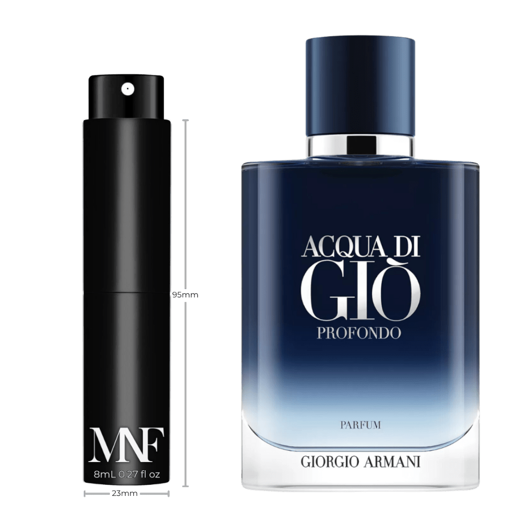 Giorgio Armani | Acqua di Giò Profondo | Parfum | 8mL Travel Spray - Authentic Designer Fragrance | My Next Fragrance