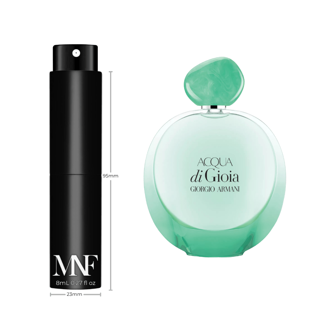 Giorgio Armani | Acqua Di Gioia Intense | Eau de Parfum Intense | 8mL Travel Spray - Authentic Designer Fragrance | My Next Fragrance