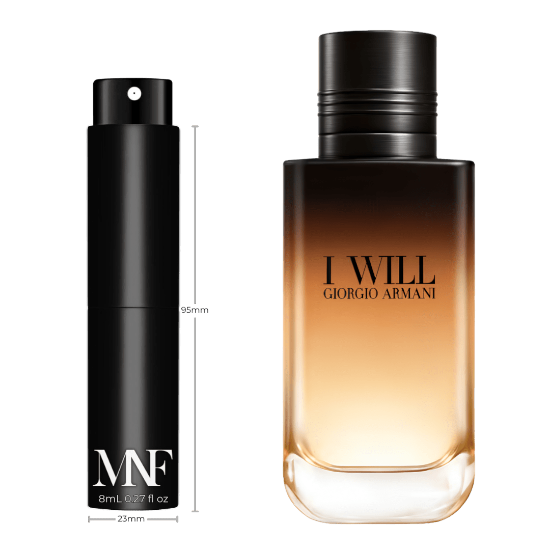 Giorgio Armani | I Will | Eau de Parfum | 8mL Travel Spray - Authentic Designer Fragrance | My Next Fragrance