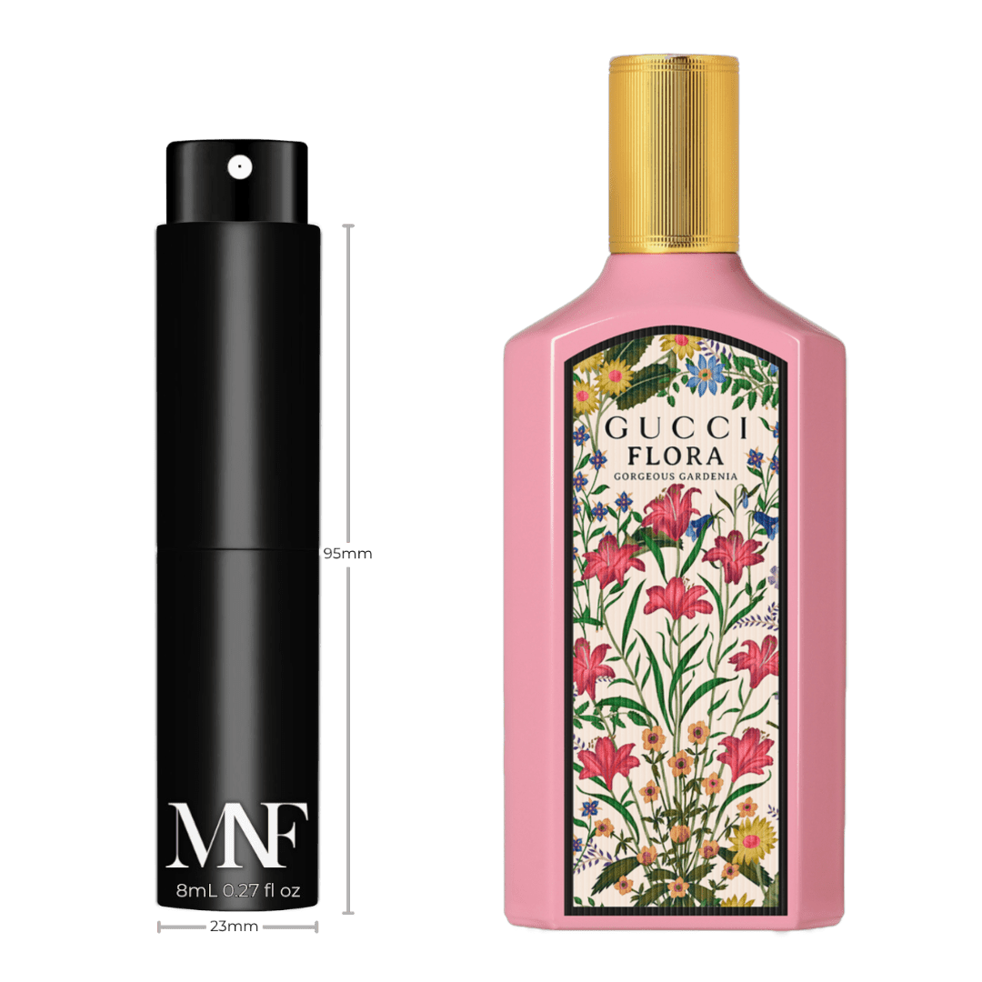 Gucci | Flora Gorgeous Gardenia | Eau de Parfum | 8mL Travel Spray - Authentic Designer Fragrance | My Next Fragrance