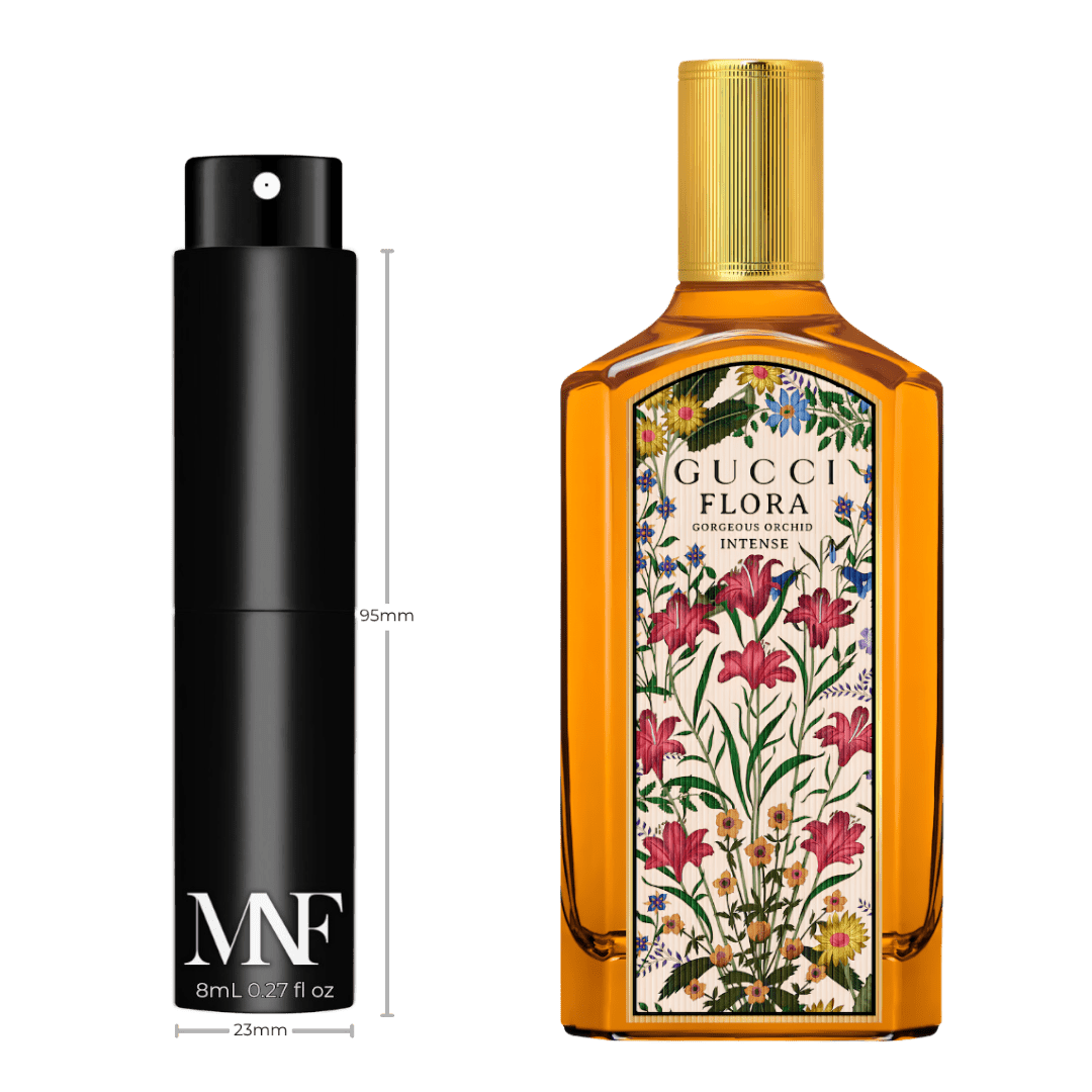 Gucci | Flora Gorgeous Orchid Intense | Eau de Parfum Intense | 8mL Travel Spray - Authentic Designer Fragrance | My Next Fragrance