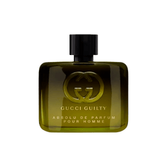 Retail Guilty Absolu Pour Homme bottle shown as a retail-price reference.