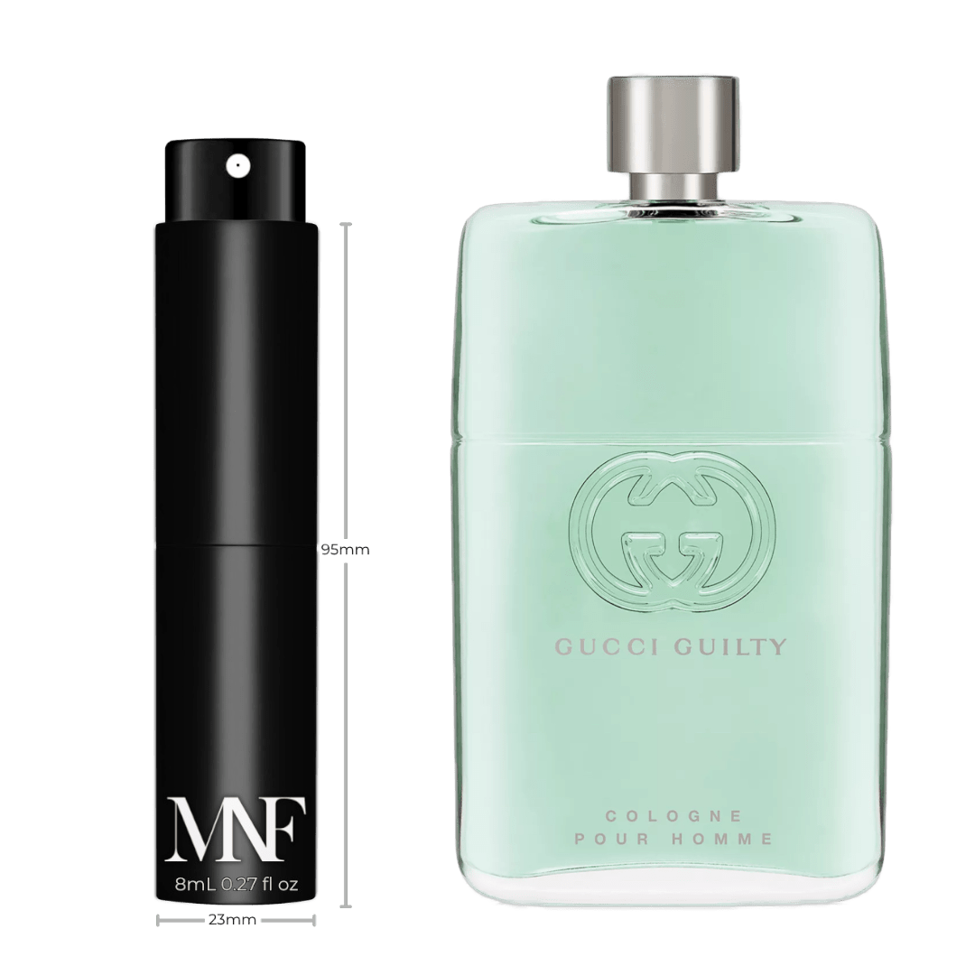 Gucci | Guilty Cologne | Eau de Toilette | 8mL Travel Spray - Authentic Designer Fragrance | My Next Fragrance