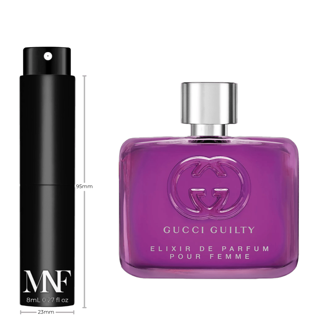 Gucci | Guilty Elixir Pour Femme | Parfum | 8mL Travel Spray - Authentic Designer Fragrance | My Next Fragrance