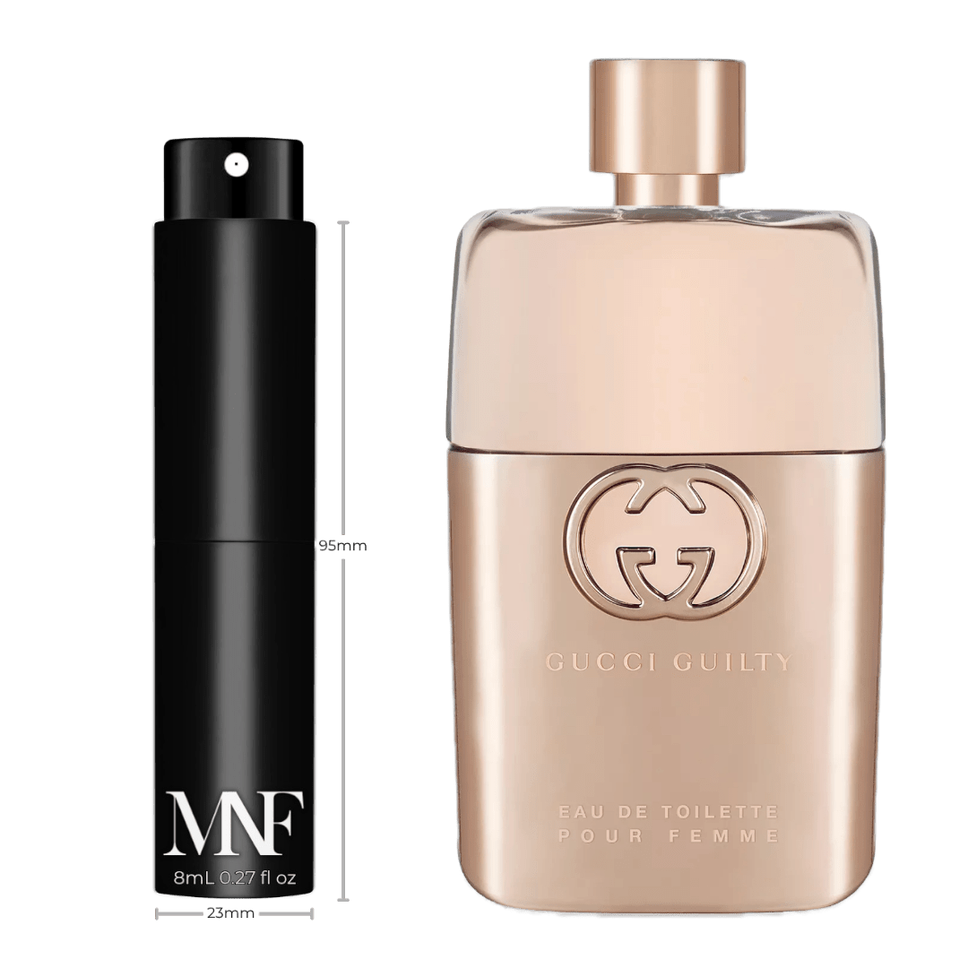 Gucci | Guilty Pour Femme | Eau de Toilette | 8mL Travel Spray - Authentic Designer Fragrance | My Next Fragrance