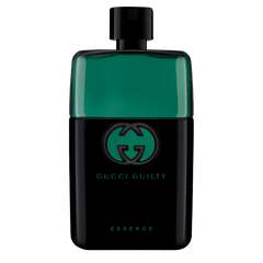 Retail Guilty Pour Homme Essence bottle shown as a retail-price reference.