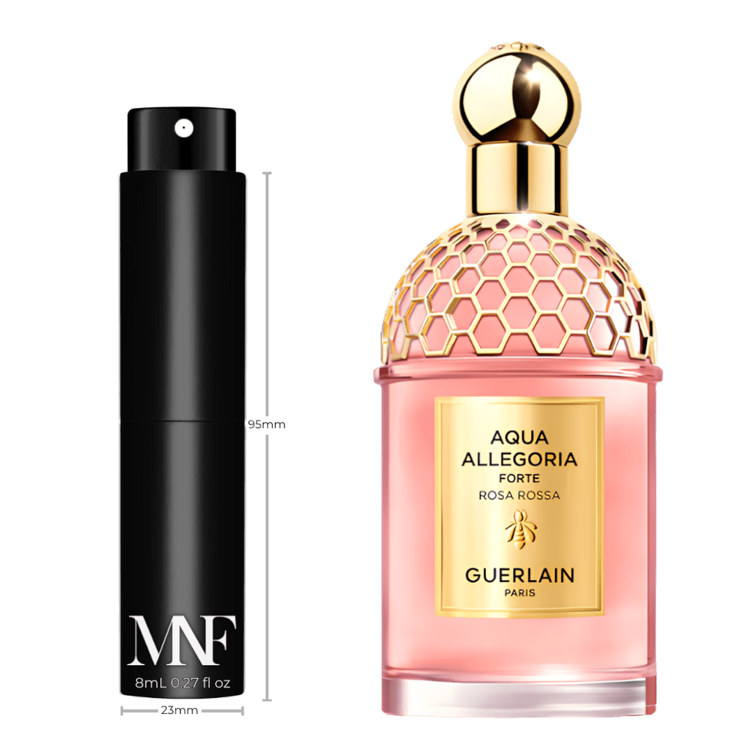 Guerlain | Aqua Allegoria Forte Rosa Rossa | Eau de Parfum | 8mL Travel Spray - Authentic Designer Fragrance | My Next Fragrance
