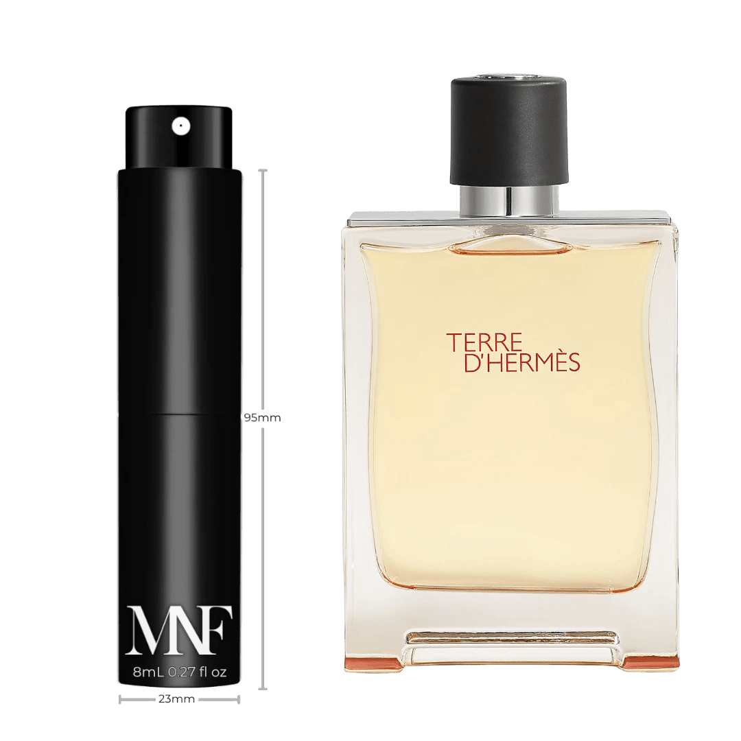 Hermès | Terre d'Hermès | Eau de Toilette | 8mL Travel Spray - Authentic Designer Fragrance | My Next Fragrance