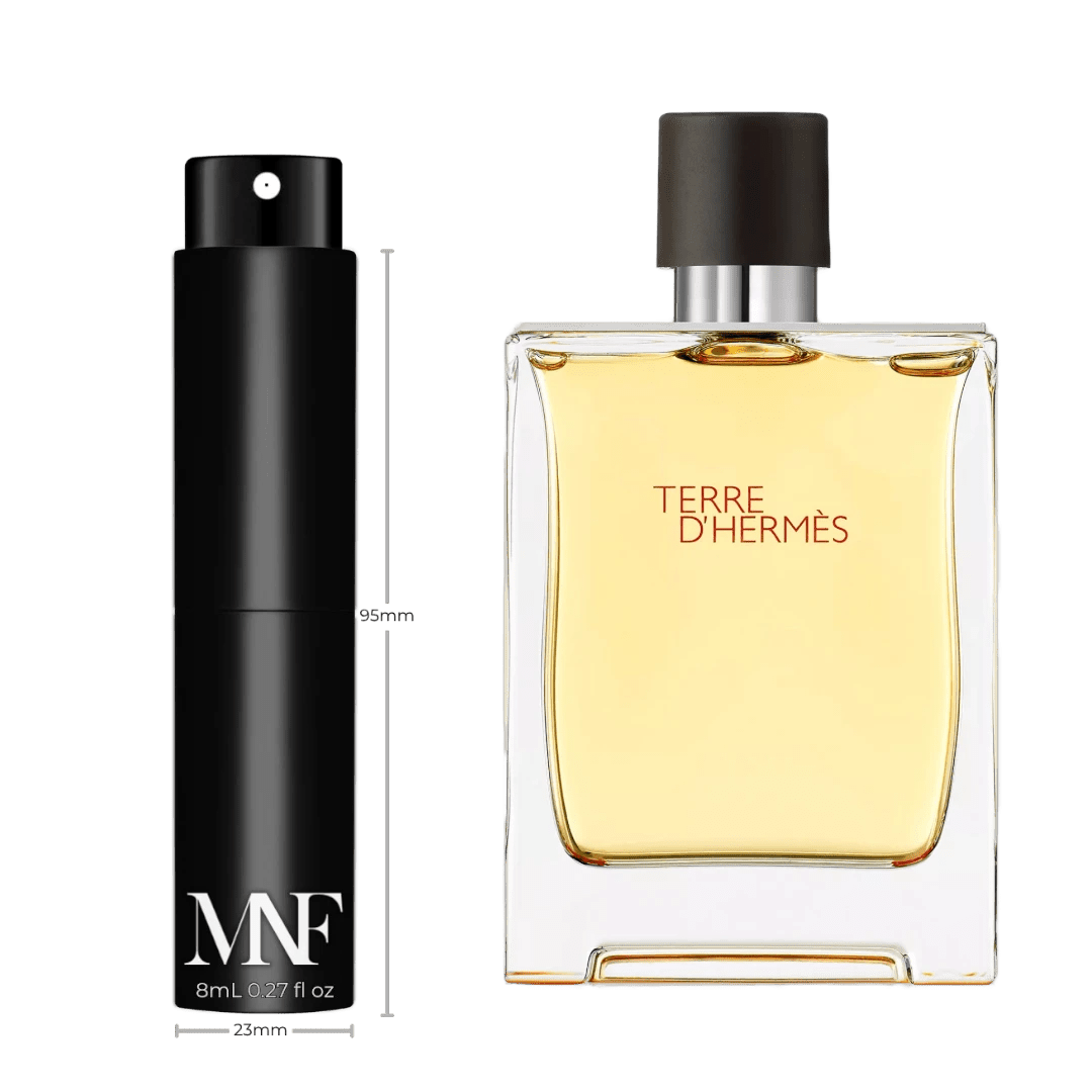 Hermès | Terre d'Hermès | Parfum | 8mL Travel Spray - Authentic Designer Fragrance | My Next Fragrance