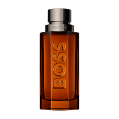 Retail BOSS The Scent Intense bottle shown as a retail-price reference.