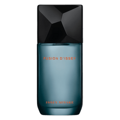 Retail Fusion d'Issey bottle shown as a retail-price reference.