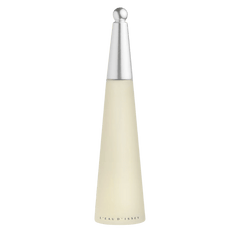 Retail L'Eau D'Issey bottle shown as a retail-price reference.