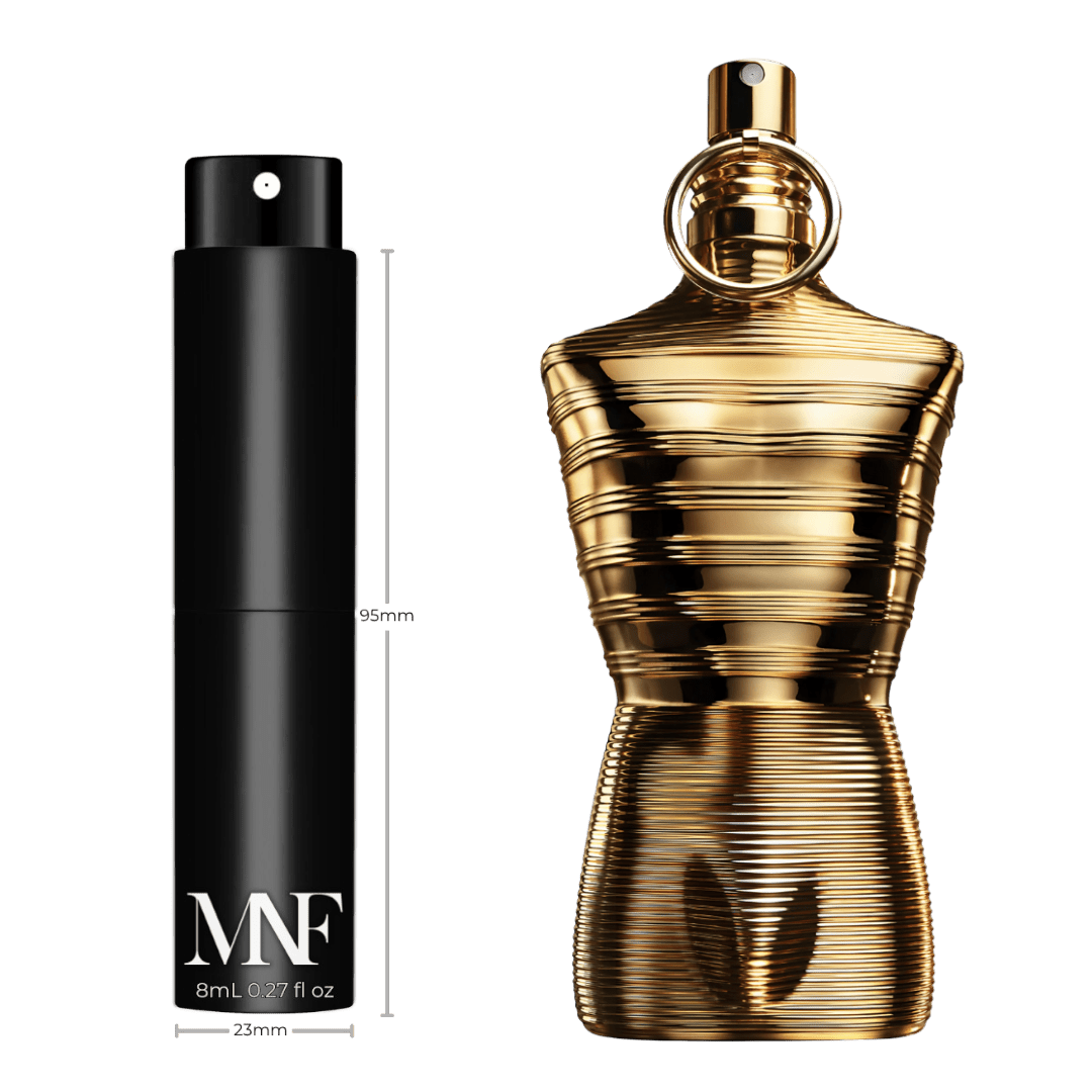 Jean Paul Gaultier | Le Male Elixir Absolu | Parfum Intense | 8mL Travel Spray - Authentic Designer Fragrance | My Next Fragrance