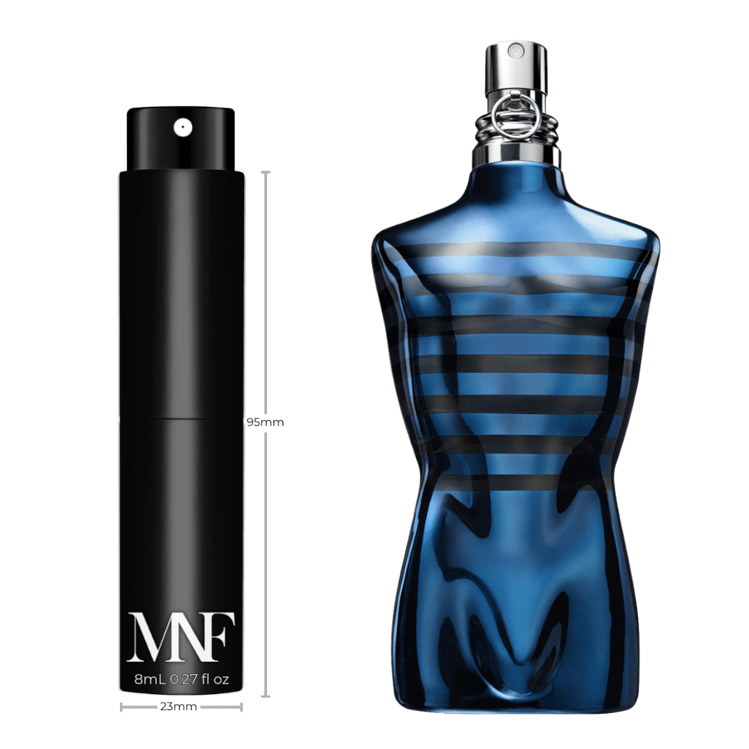 Jean Paul Gaultier | Le Male In Blue | Eau de Parfum | 8mL Travel Spray - Authentic Designer Fragrance | My Next Fragrance