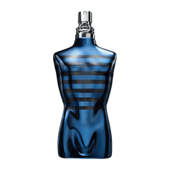 Retail Le Male In Blue bottle shown as a retail-price reference.