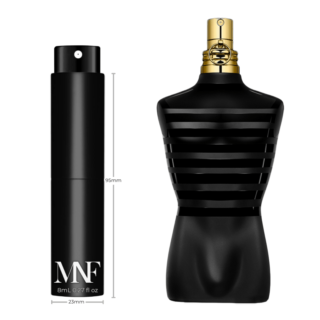 Jean Paul Gaultier | Le Male Le Parfum | Eau de Parfum Intense | 8mL Travel Spray - Authentic Designer Fragrance | My Next Fragrance