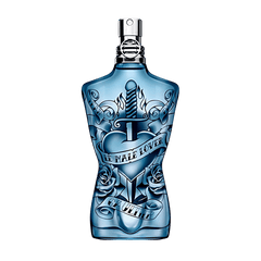 Retail Le Male Lover bottle shown as a retail-price reference.