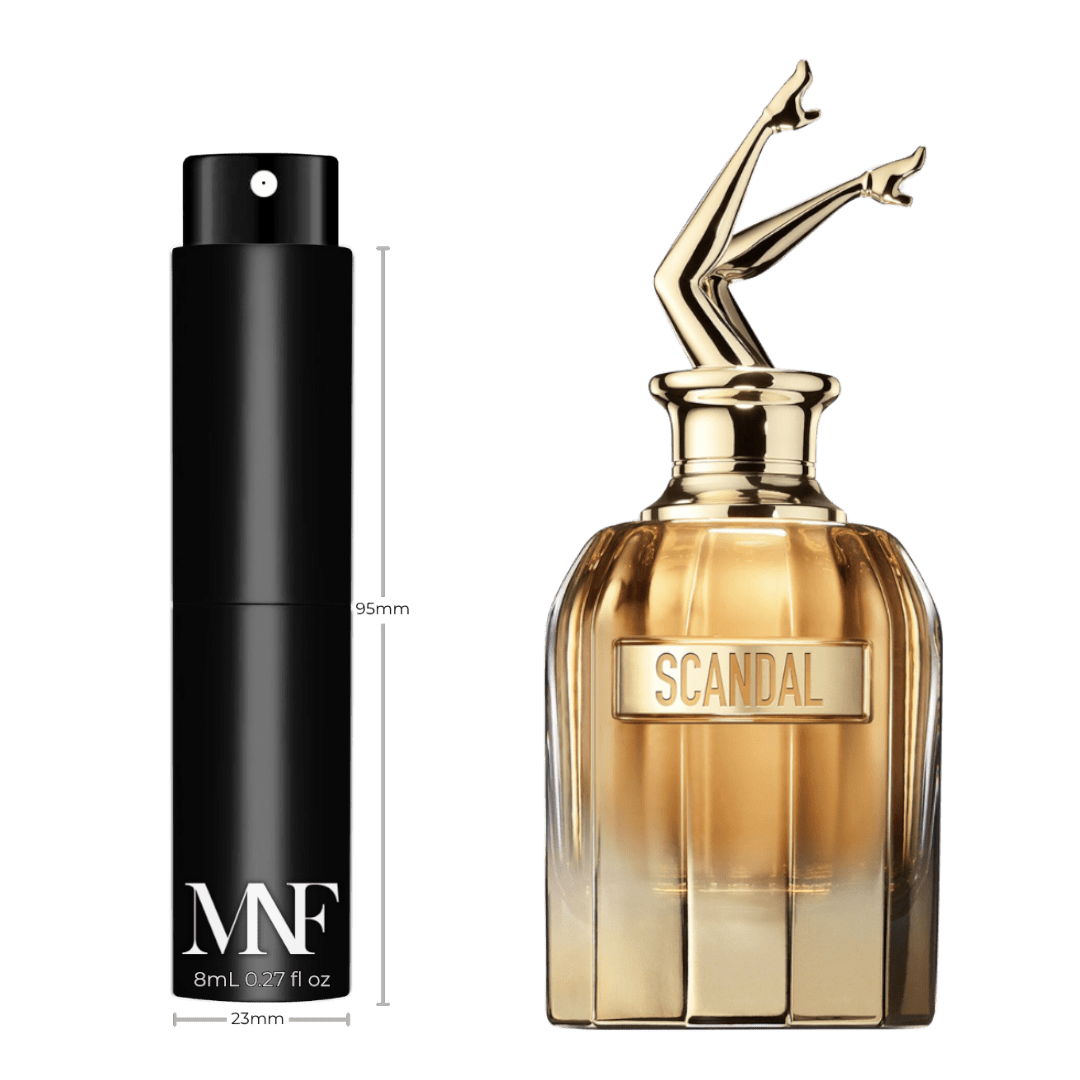 Jean Paul Gaultier | Scandal Absolu Pour Femme | Parfum Concentrate | 8mL Travel Spray - Authentic Designer Fragrance | My Next Fragrance