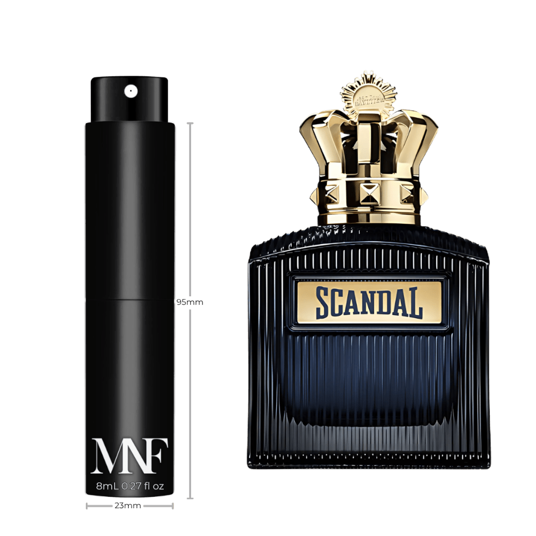Jean Paul Gaultier | Scandal Intense Pour Homme | Eau de Parfum Intense | 8mL Travel Spray - Authentic Designer Fragrance | My Next Fragrance