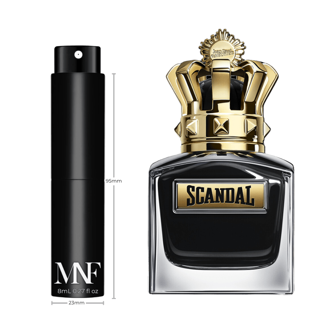 Jean Paul Gaultier | Scandal Pour Homme Le Parfum | Eau de Parfum Intense | 8mL Travel Spray - Authentic Designer Fragrance | My Next Fragrance