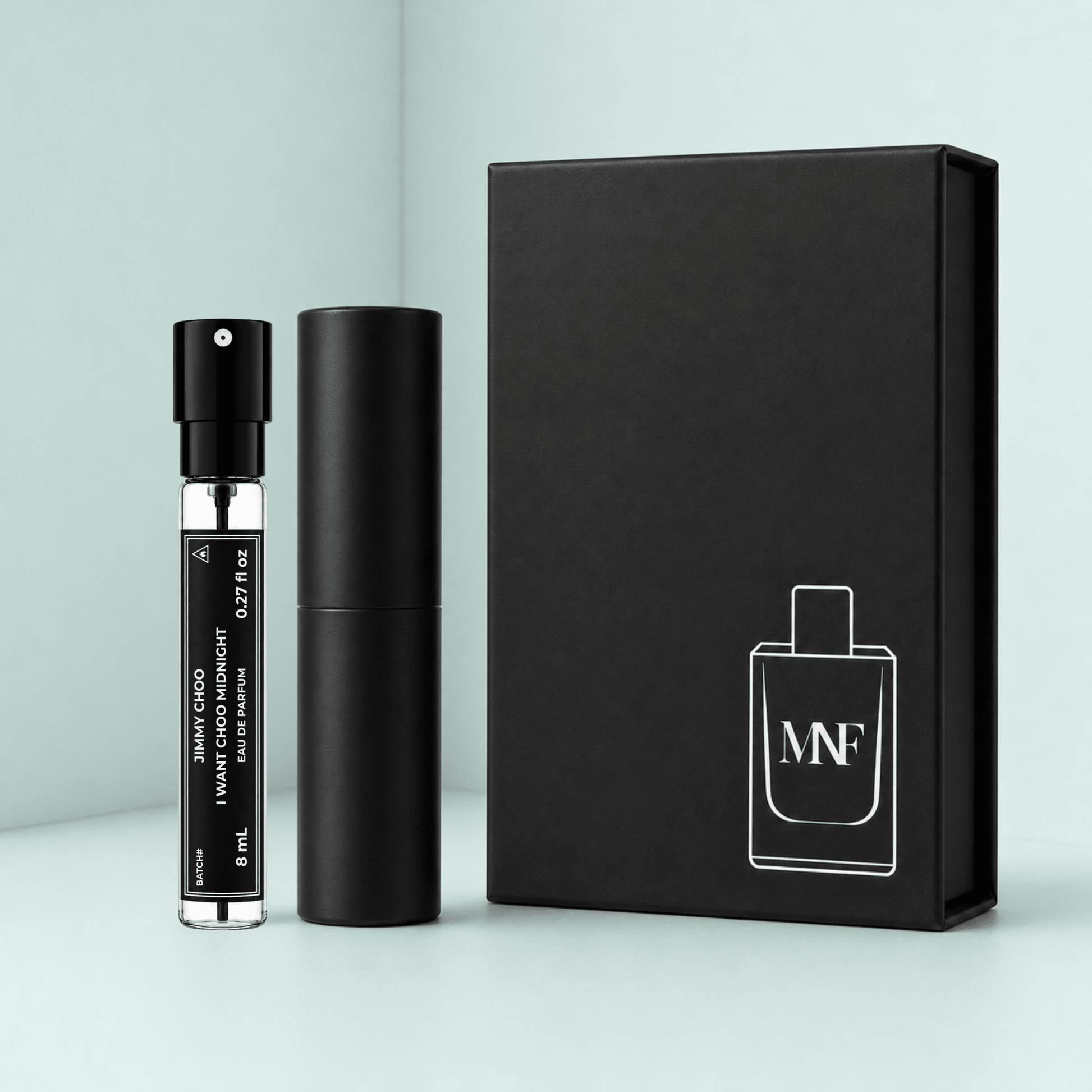 Jimmy Choo | I Want Choo Midnight | Eau de Parfum | 8mL Travel Spray - Authentic Designer Fragrance | My Next Fragrance