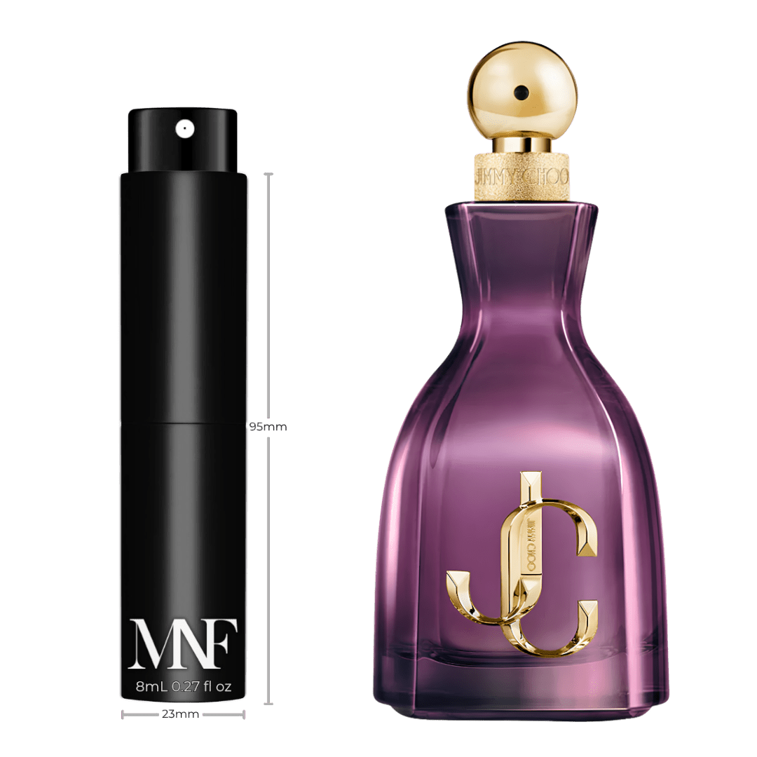 Jimmy Choo | I Want Choo Midnight | Eau de Parfum | 8mL Travel Spray - Authentic Designer Fragrance | My Next Fragrance
