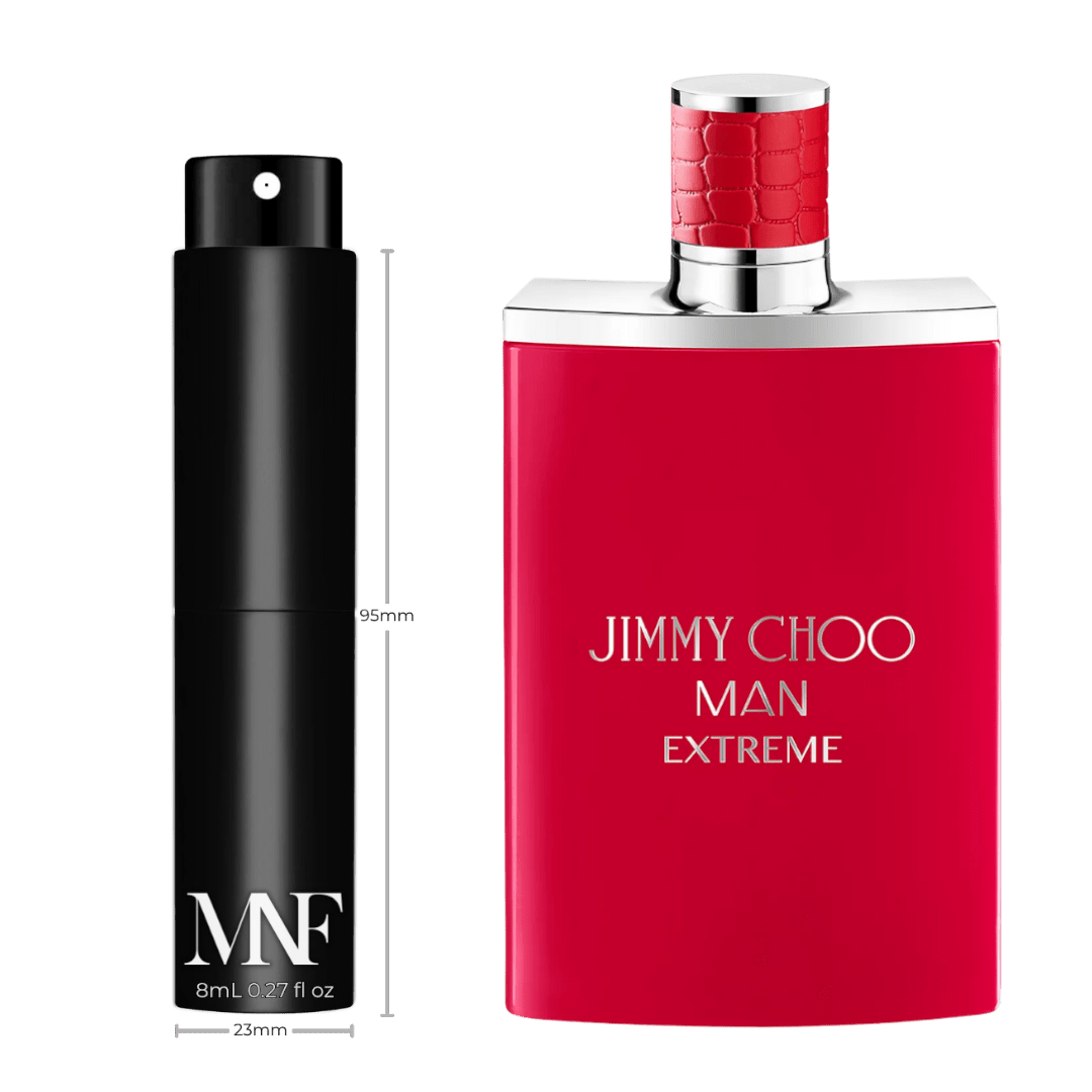 Jimmy Choo | Man Extreme | Eau de Parfum | 8mL Travel Spray - Authentic Designer Fragrance | My Next Fragrance