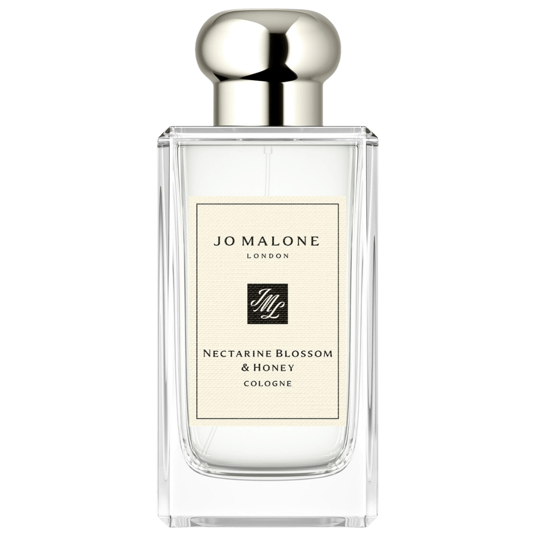 JO MALONE LONDON Nectarine Blossom & Honey Cologne full-size reference bottle; the listing is for an 8mL decanted travel spray.
