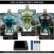 JPG Le Beau Trio | Gift Box Set | For Him - Authentic Designer Fragrance | My Next Fragrance