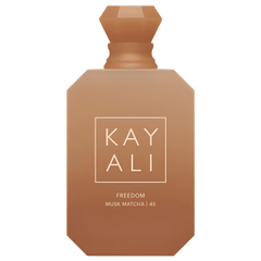 Retail Freedom Musk Matcha | 45 bottle shown as a retail-price reference.