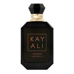 Retail Oudgasm Café Oud | 19 bottle shown as a retail-price reference.