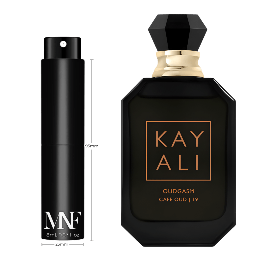 KAYALI | Oudgasm Café Oud | 19 | Eau de Parfum Intense | 8mL Travel Spray - Authentic Designer Fragrance | My Next Fragrance