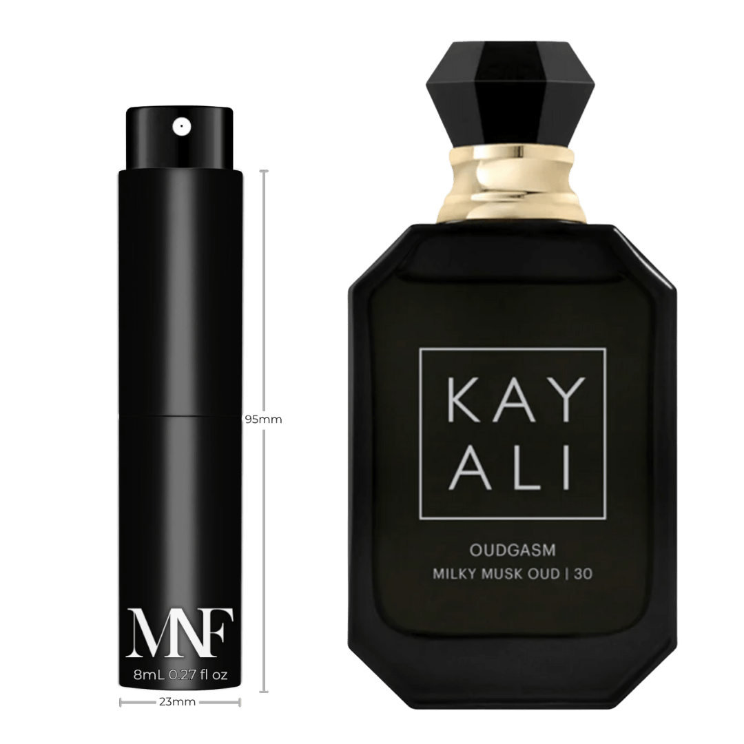 KAYALI | Oudgasm Milky Musk Oud | 30 | Eau de Parfum | 8mL Travel Spray - Authentic Designer Fragrance | My Next Fragrance