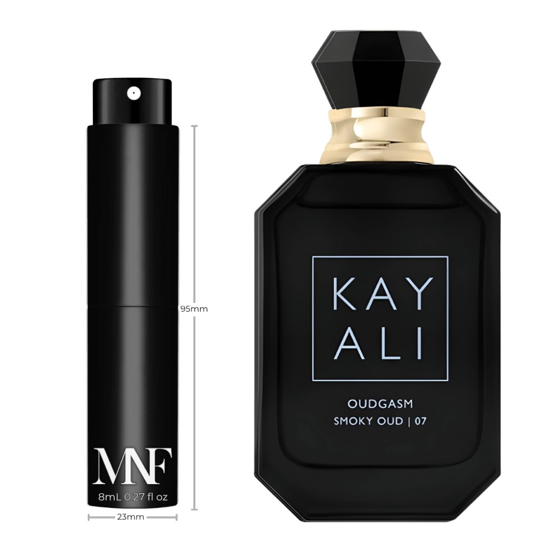 KAYALI | Oudgasm Smoky Oud | 07 | Eau de Parfum Intense | 8mL Travel Spray - Authentic Designer Fragrance | My Next Fragrance