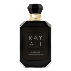 Retail Oudgasm Tobacco Oud | 04 bottle shown as a retail-price reference.