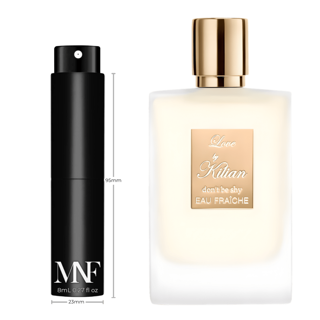 Kilian Paris | Love, Don't Be Shy Eau Fraiche | Eau de Parfum | 8mL Travel Spray - Authentic Designer Fragrance | My Next Fragrance