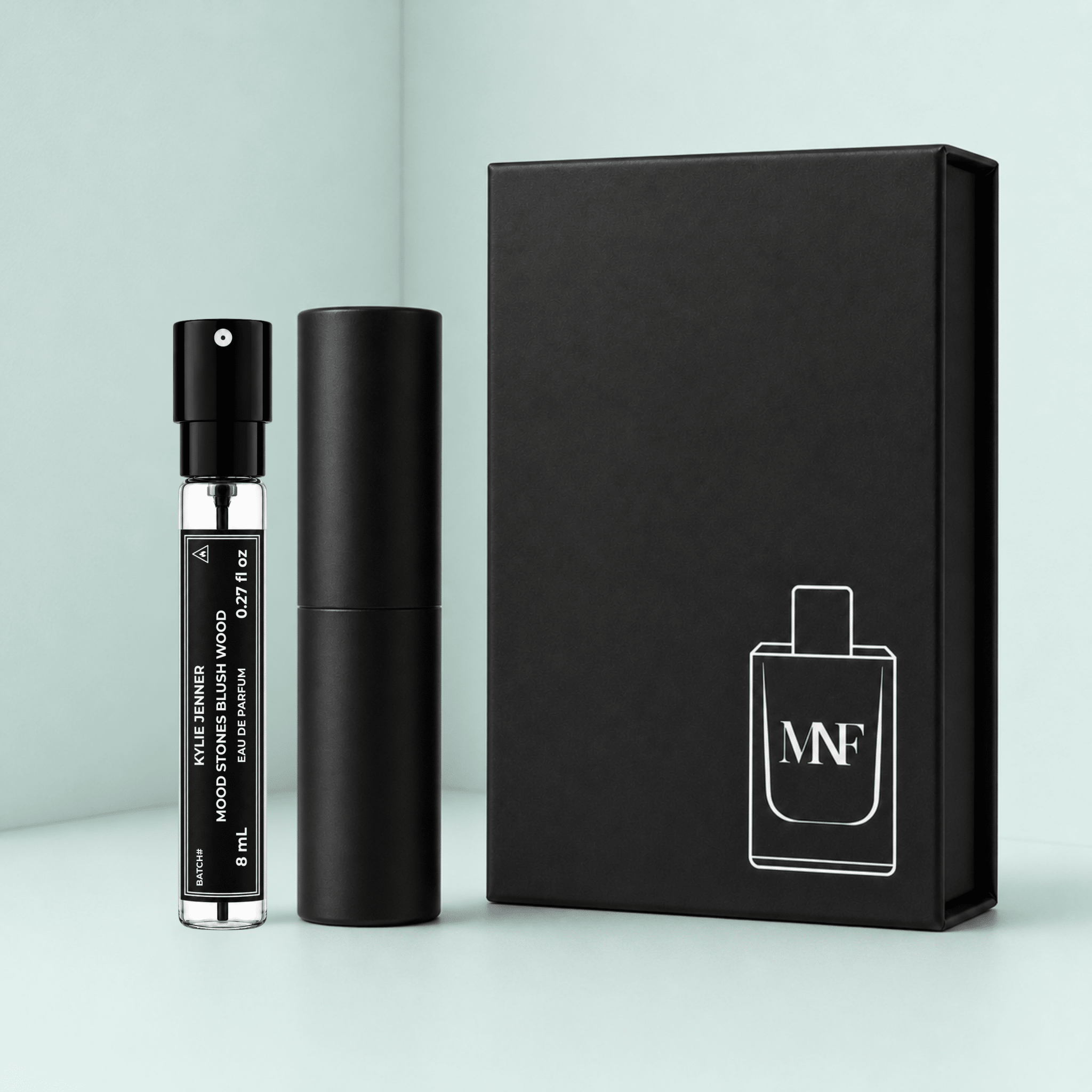 Kylie Jenner | Mood Stones Blush Wood | Eau de Parfum | 8mL Travel Spray - Authentic Designer Fragrance | My Next Fragrance