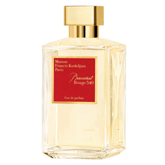 Retail Baccarat Rouge 540 bottle shown as a retail-price reference.