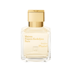 Retail féminin Pluriel bottle shown as a retail-price reference.