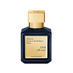 Retail OUD silk mood bottle shown as a retail-price reference.