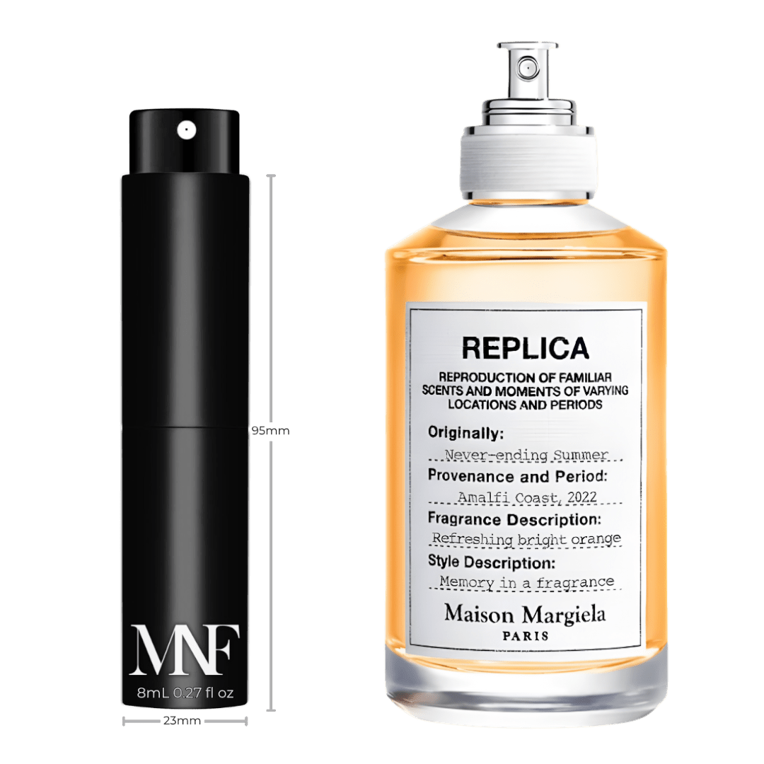 Maison Margiela | REPLICA Never-Ending Summer | Eau de Toilette | 8mL Travel Spray - Authentic Designer Fragrance | My Next Fragrance