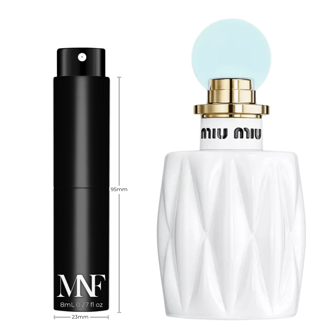 MIU MIU | Fleur de lait | Eau de Parfum | 8mL Travel Spray - Authentic Designer Fragrance | My Next Fragrance