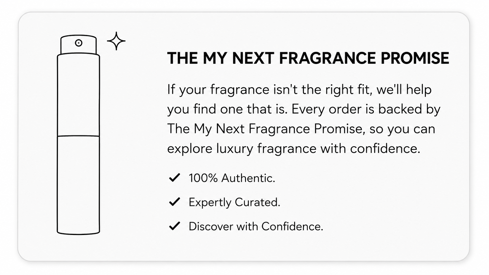 The My Next Fragrance Promise